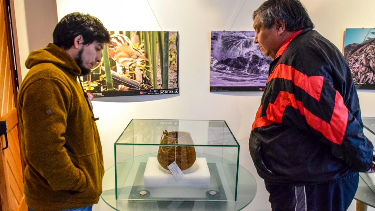 Fotografía gentileza de la Gobernación Provincia Antártica Chilena. En la foto David Alday Chiguay y Martin González Calderón